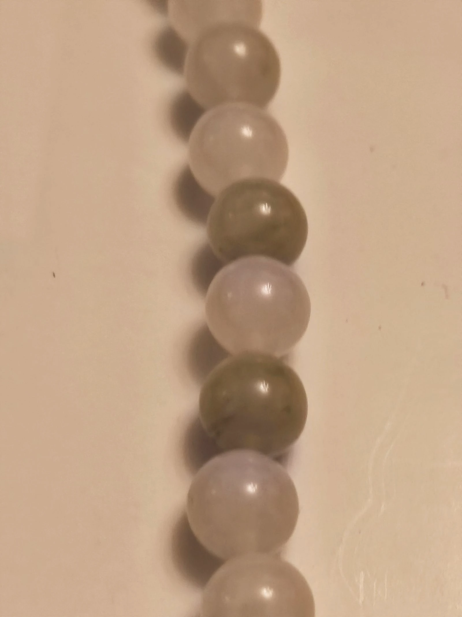 Necklace of light agates with 80 centimeters – photo 6